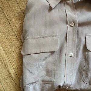 Equipment Silk Long Sleeve Shirt